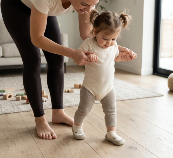 Antypoślizgowe Skarpetki – Białe